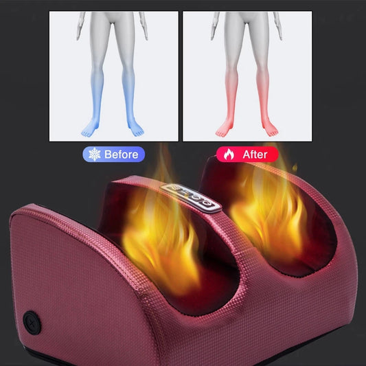 Masseur de Pieds Shiatsu – Rouleaux Profonds & Chaleur Apaisante