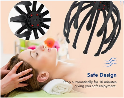 Masseur de Tête 360° Sans Fil – Le Rituel Détente Absolue
