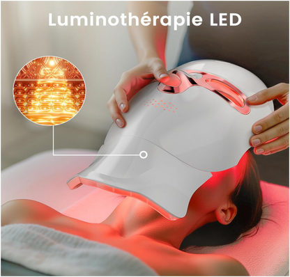 Masque Facial LED 7 Couleurs – La Luminothérapie Professionnelle à Domicile