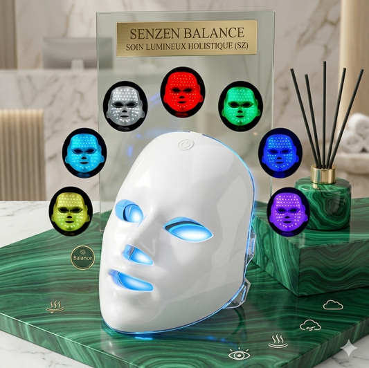 Masque Facial LED 7 Couleurs – La Luminothérapie Professionnelle à Domicile
