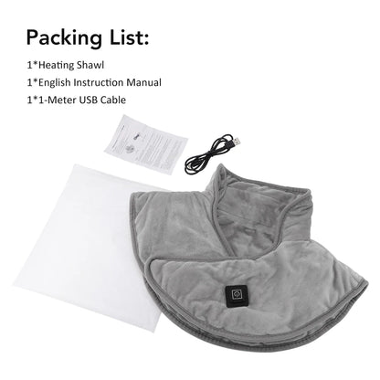 Coussin Chauffant Épaules & Nuque – Relaxe-Max : Chaleur Apaisante & Anti-Fatigue