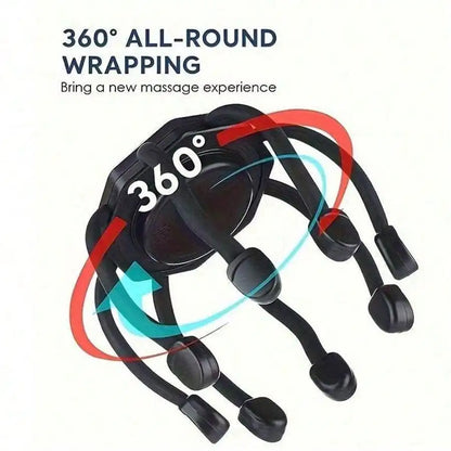 Masseur de Tête 360° Sans Fil – Le Rituel Détente Absolue