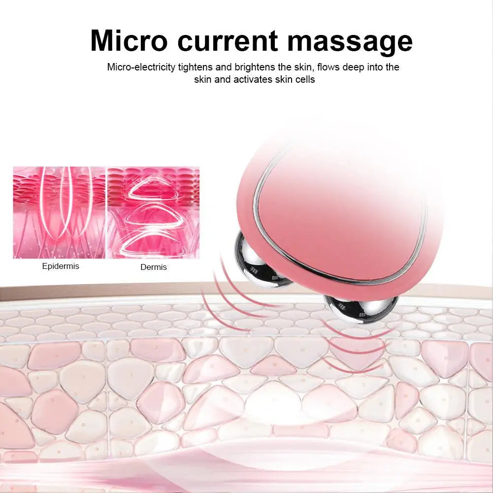 Rouleau Facial Microcourant – Le Lifting Naturel & Éclat du Visage
