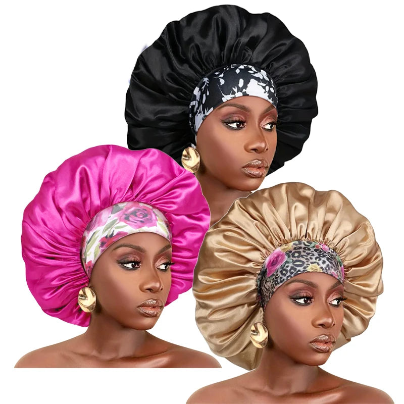 Bonnet de Sommeil Premium – Doublure Satin pour Protection Capillaire
