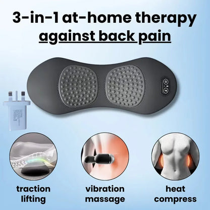 Masseur Dorsal Multifonctionnel 3 en 1 – Lit de Soulagement & Correction Posturale