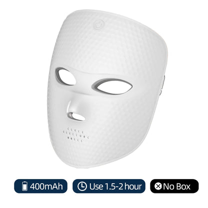 Masque Facial LED 7 Couleurs – La Luminothérapie Professionnelle à Domicile