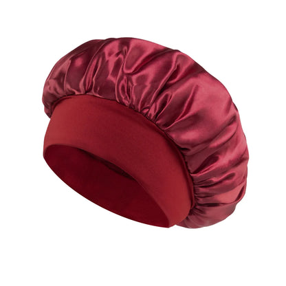 Bonnet de Nuit Premium – Doublure Satin de Soie pour Protection Capillaire