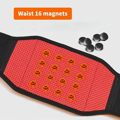 Ceinture auto-chauffante réglable à 20 aimants pour le dos et la taille