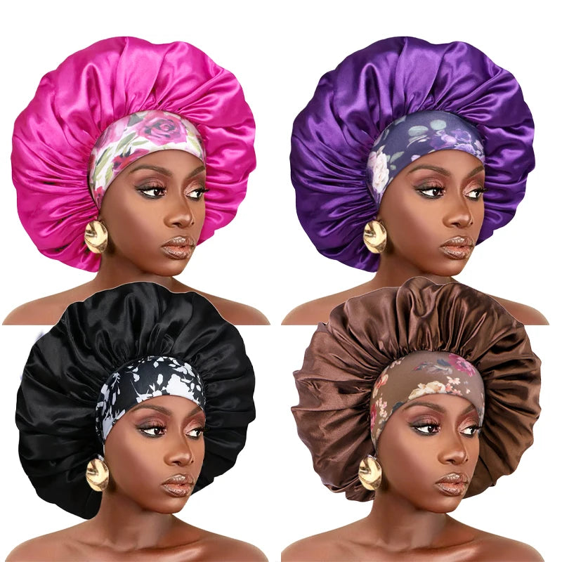 Bonnet de Sommeil Premium – Doublure Satin pour Protection Capillaire