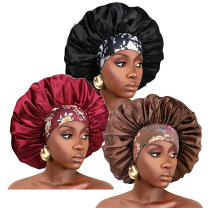Bonnet de Sommeil Premium – Doublure Satin pour Protection Capillaire