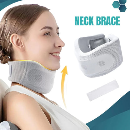 Collier Cervical en Mousse Confort+ – Soutien Doux & Alignement Postural