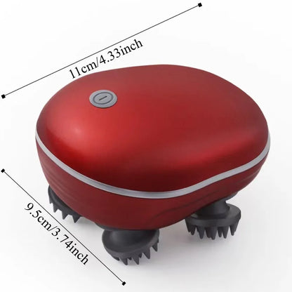 Masseur de tête cuir chevelu électrique Portable Relax , aide à la pousse des cheveux