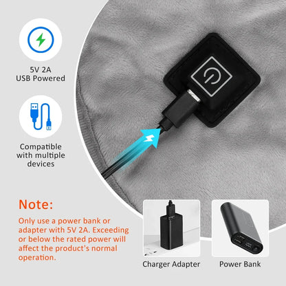 Coussin Chauffant Épaules & Nuque – Relaxe-Max : Chaleur Apaisante & Anti-Fatigue