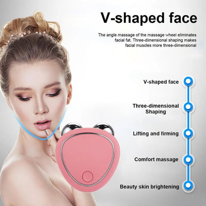 Rouleau Facial Microcourant – Le Lifting Naturel & Éclat du Visage