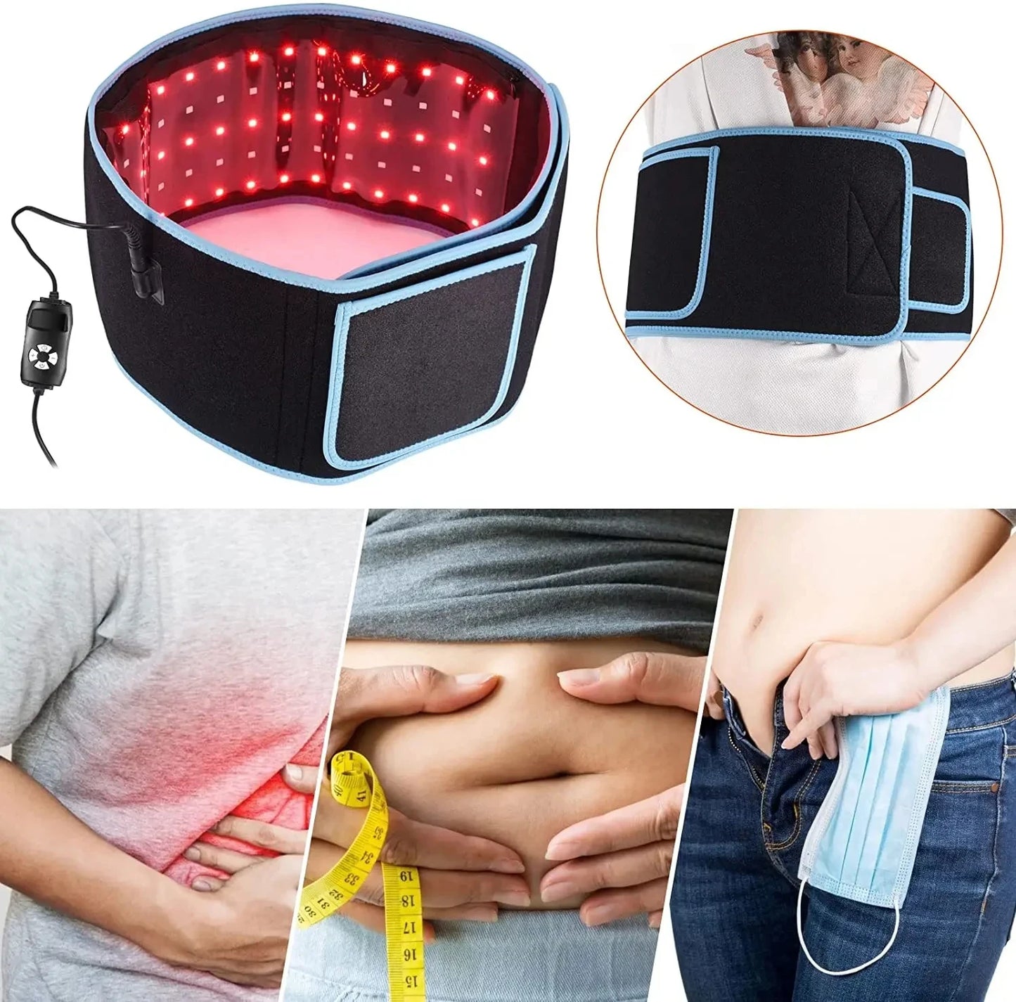 Ceinture de Thérapie Infrarouge – Récupération Profonde & Soulagement Ciblé