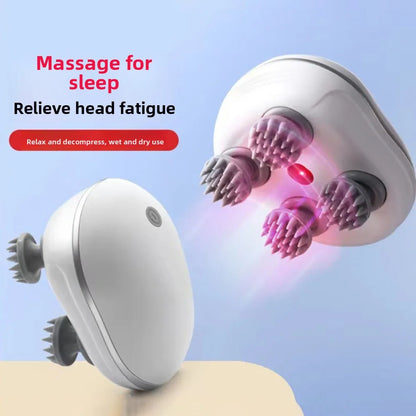 Masseur de tête cuir chevelu électrique Portable Relax , aide à la pousse des cheveux