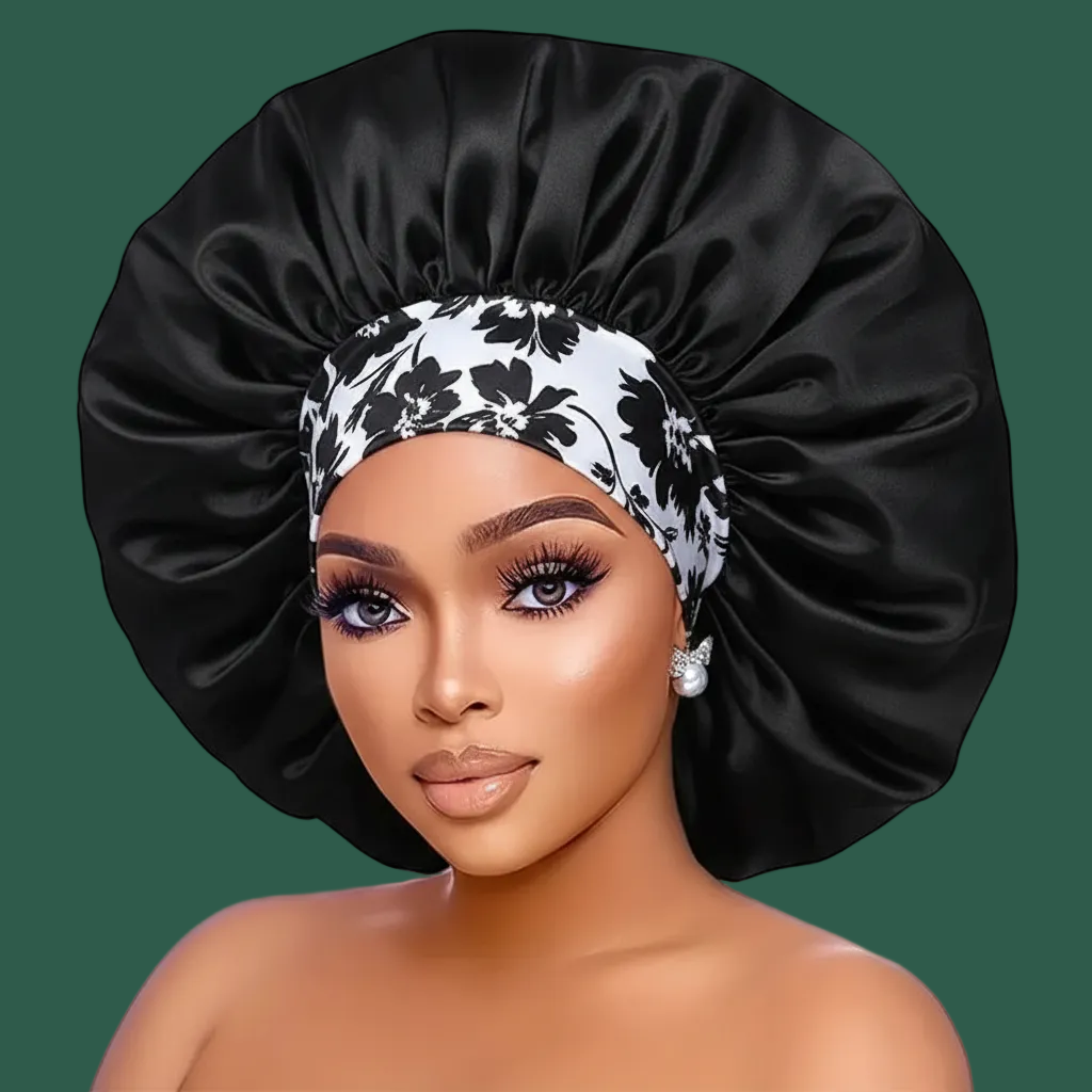 Bonnet de Sommeil Premium – Doublure Satin pour Protection Capillaire
