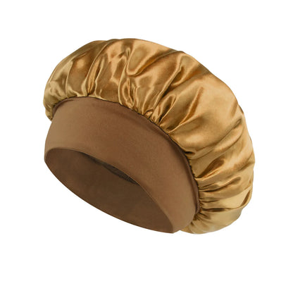 Bonnet de Nuit Premium – Doublure Satin de Soie pour Protection Capillaire
