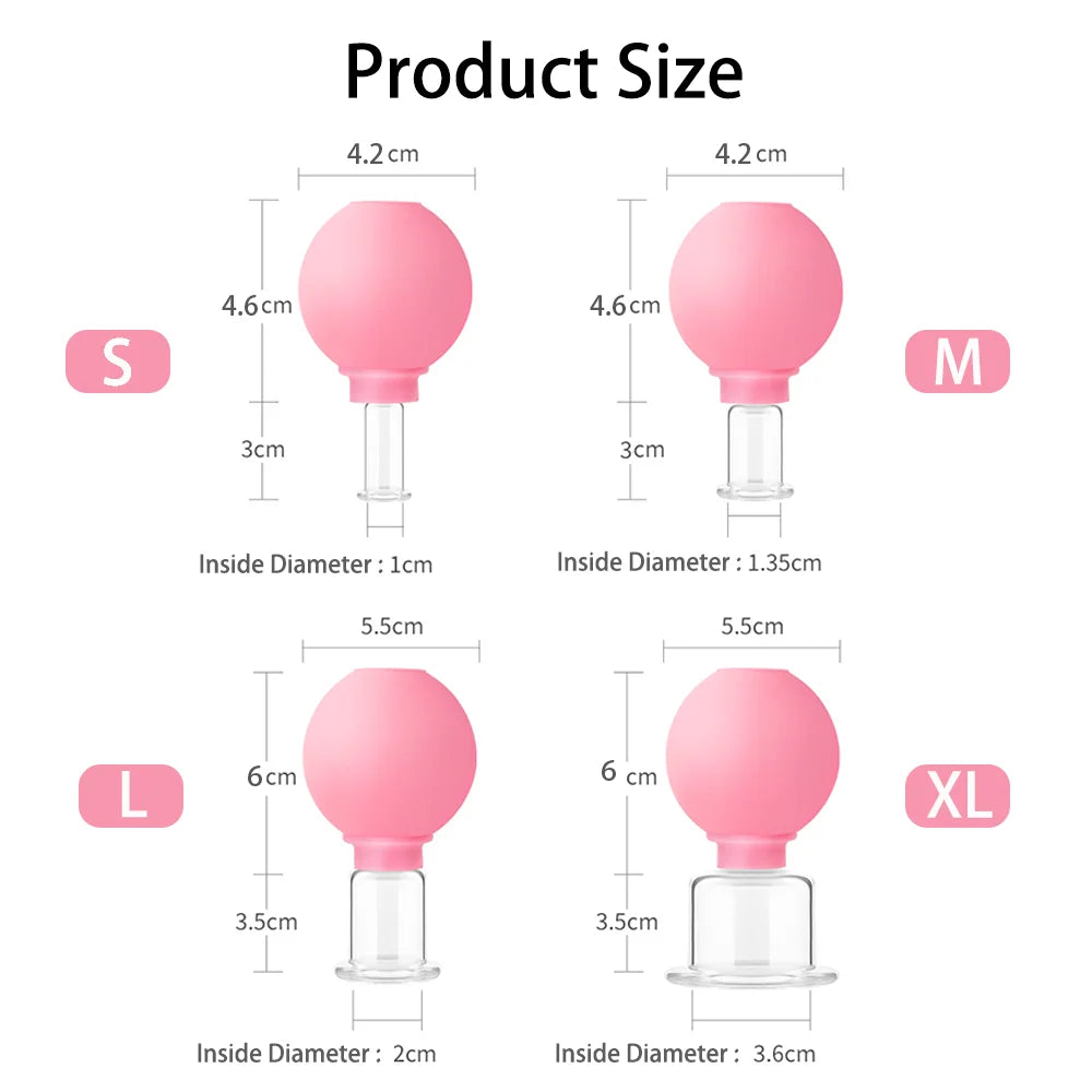 Set de Ventouses Faciales en Silicone – Rituel Éclat & Lifting Naturel