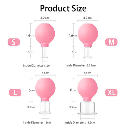 Set de Ventouses Faciales en Silicone – Rituel Éclat & Lifting Naturel