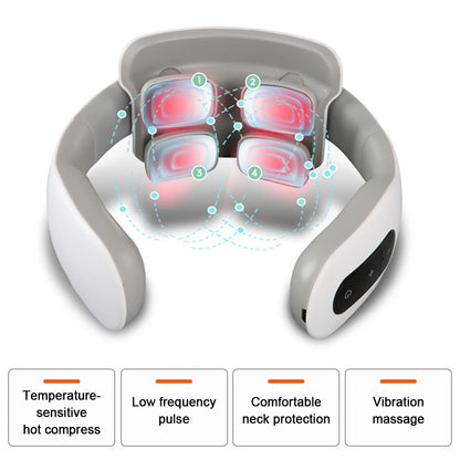 Masseur Cervical à Impulsions EMS – Technologie de Soulagement Profond