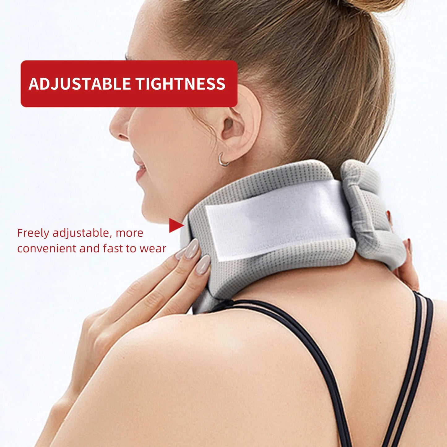 Collier Cervical en Mousse Confort+ – Soutien Doux & Alignement Postural
