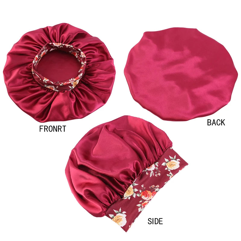 Bonnet de Sommeil Premium – Doublure Satin pour Protection Capillaire