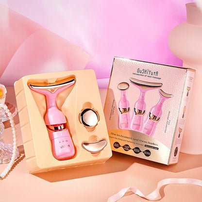 Appareil  3 en 1, massage du cou et des yeux, plus mince, beauté EMS, raffermissement de la peau
