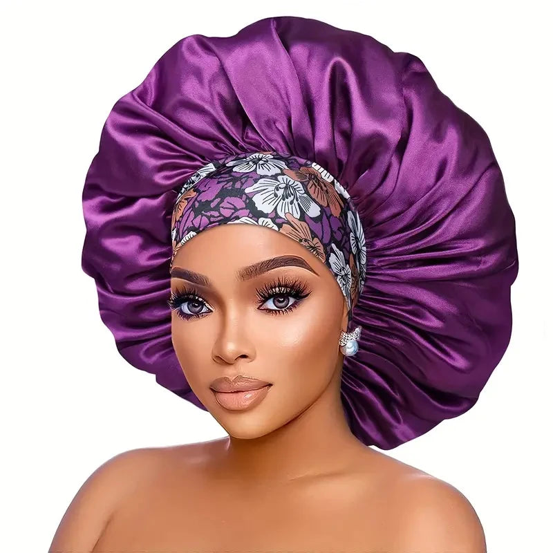 Bonnet de Sommeil Premium – Doublure Satin pour Protection Capillaire