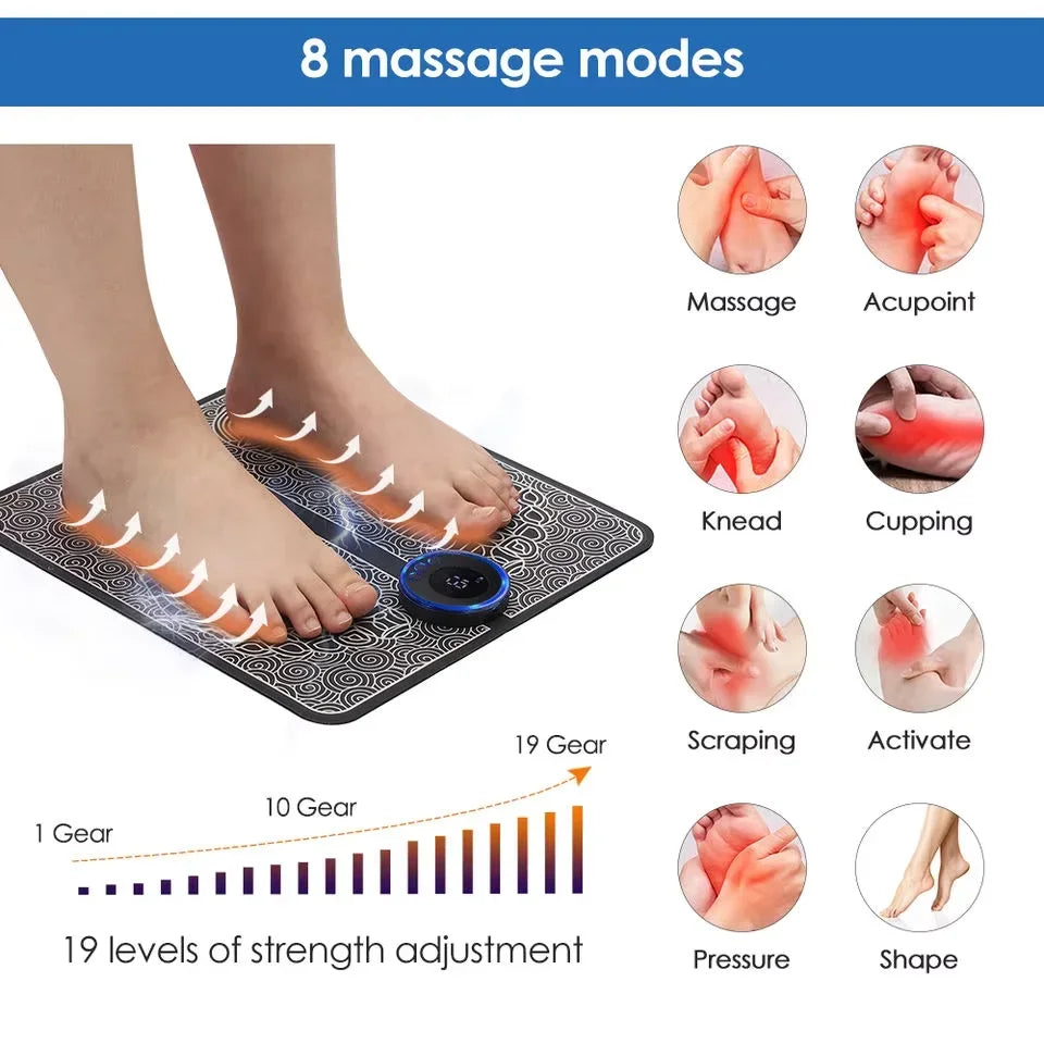 Masseur de Pieds Haute Performance – Relaxation & Récupération Musculaire