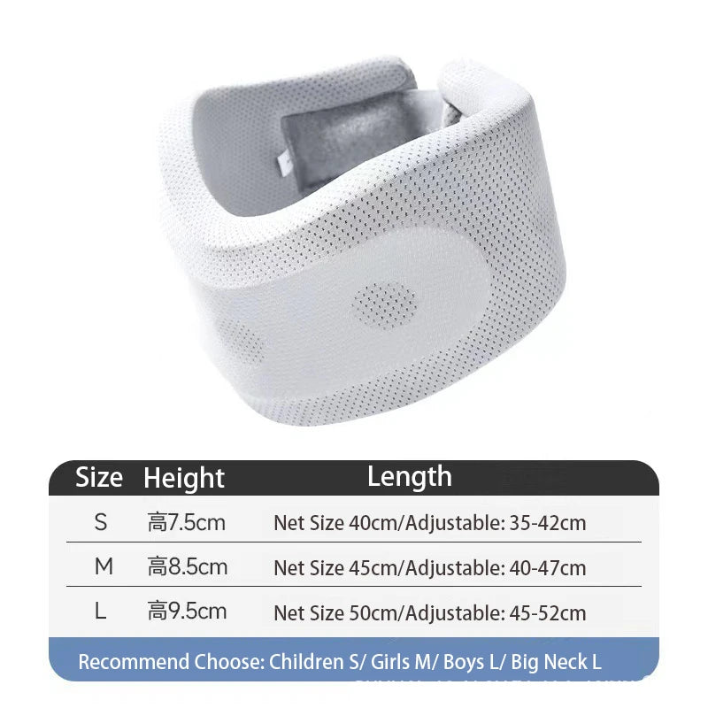 Collier Cervical en Mousse Confort+ – Soutien Doux & Alignement Postural