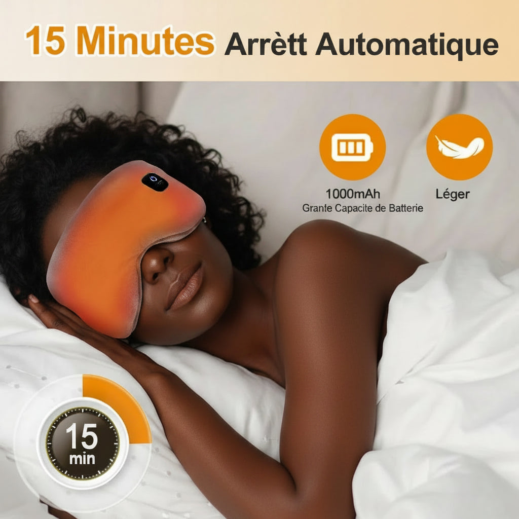 Masque Oculaire Relaxant Chauffant – Détente et Sérénité Sans Fil