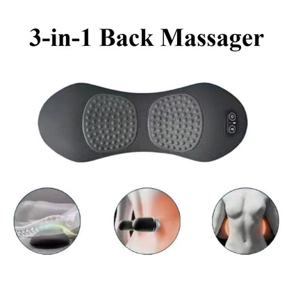 Masseur Dorsal Multifonctionnel 3 en 1 – Lit de Soulagement & Correction Posturale